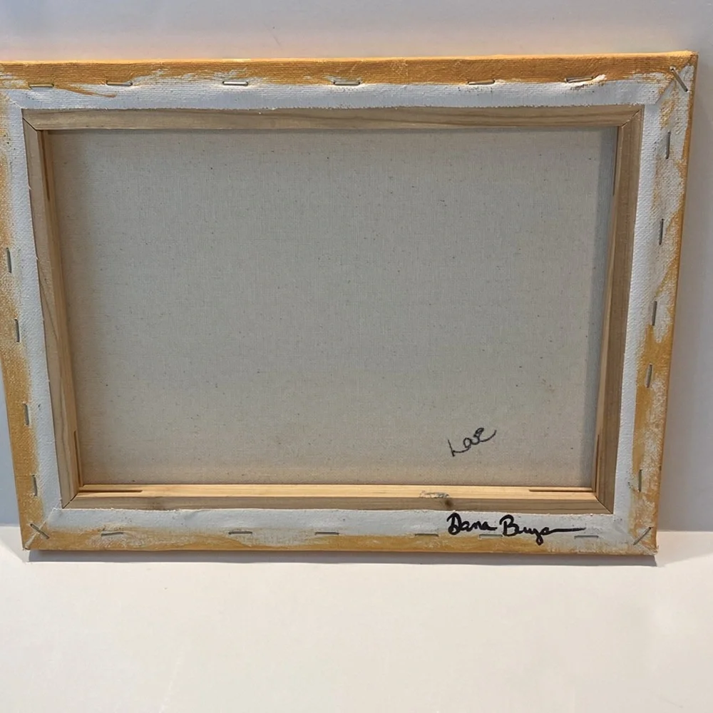 “Love” 12” x 9” Original Handmade Painting Wall Art Home Decor NWOT - Picture 3 of 11